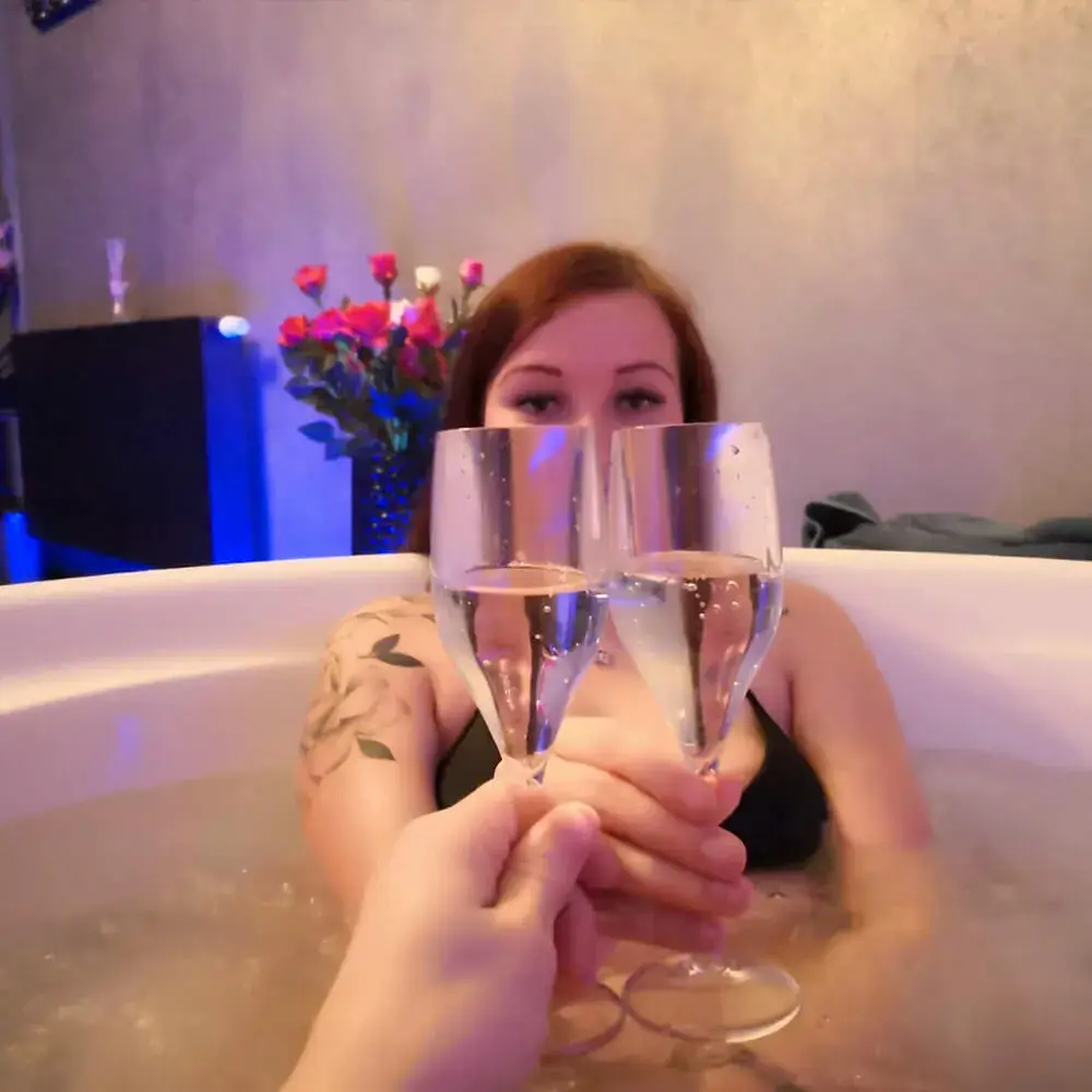 Mirka Voříšková s manželem, návštěva privátního wellness True Funny Relax